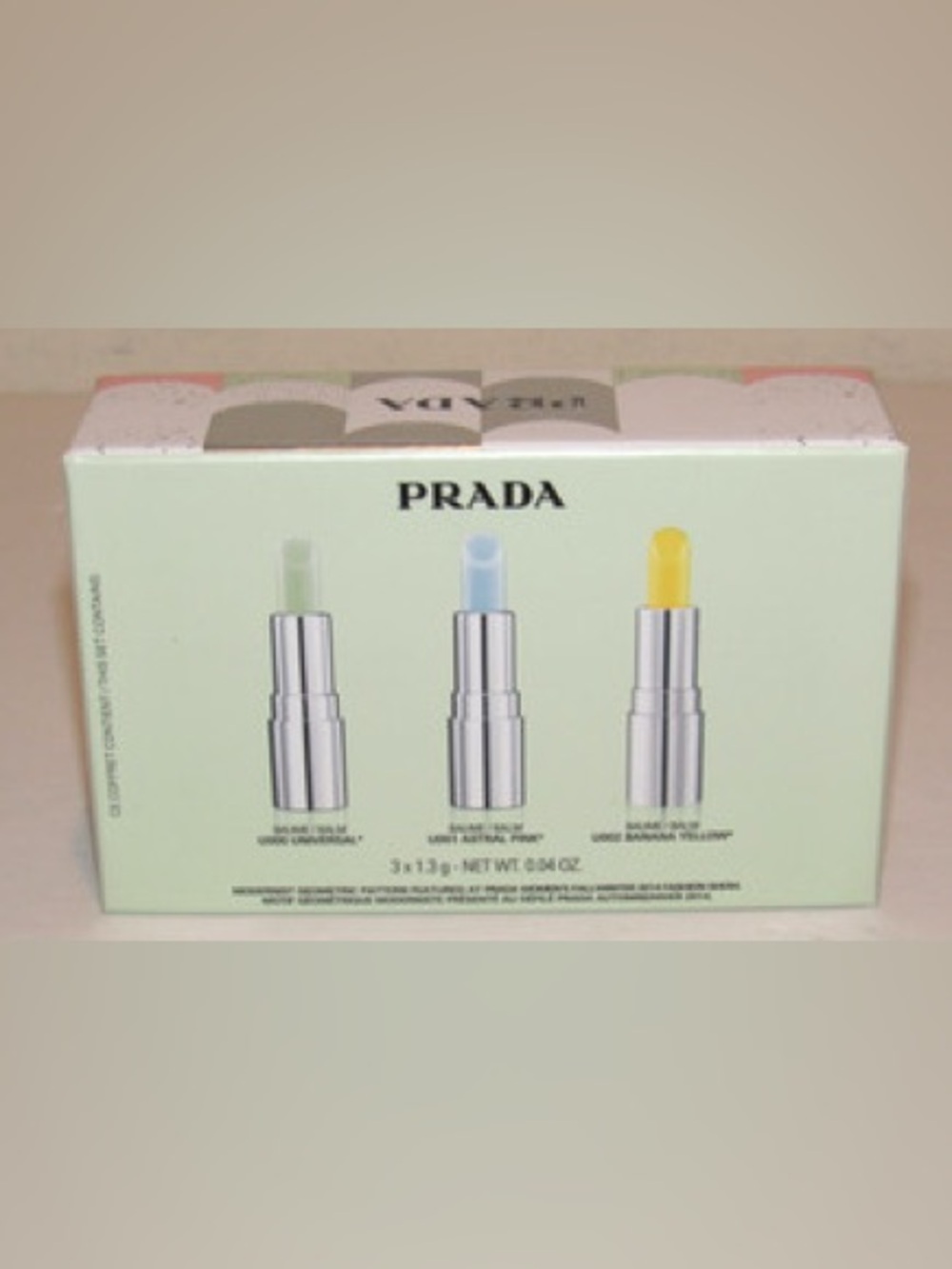 NEW✅ Prada Hydrating Mini Lip Balm Trio • Limited Edition Gift Set • New in Box - Picture 2 of 10